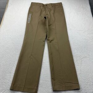 Eddie Bauer Mens Classic Fit Chino Pants Brit Khaki 100% Cotton 35x34 NWT